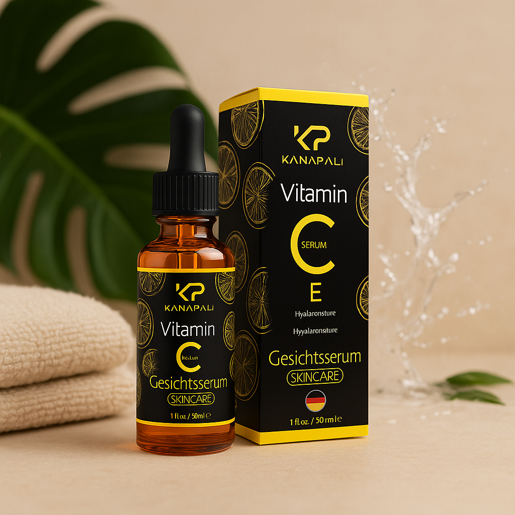 Vitamin C Serum 20% High Dose and Vegan Anti-Wrinkle